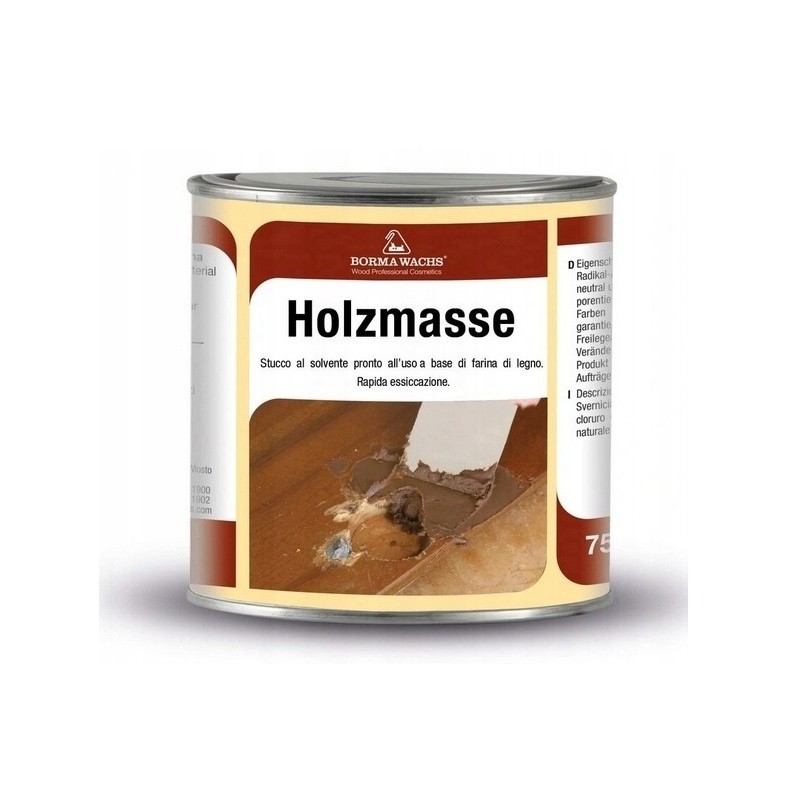 Borma Wachs Szpachla Do Drewna Holzmasse Wenge 0,25L